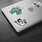 Stop! Dumb Bot - vector set