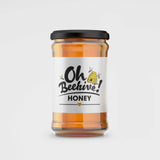Honey Label Design White
