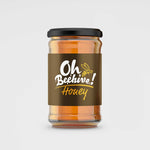Honey Label Design Brown
